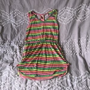 Summer neon dress for kids
